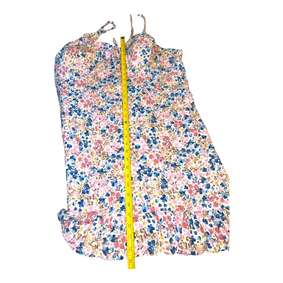 Wallflower Sundress Women’s Floral Padded Adjustable Spaghetti Straps Smocked 3X - Picture 9 of 9